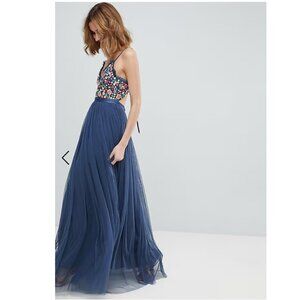 Needle & Thread *NEW* Open Back Cami Strap Maxi Dress